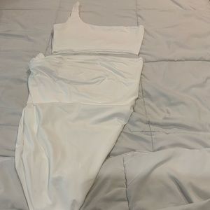 Nib white crop top w skirt